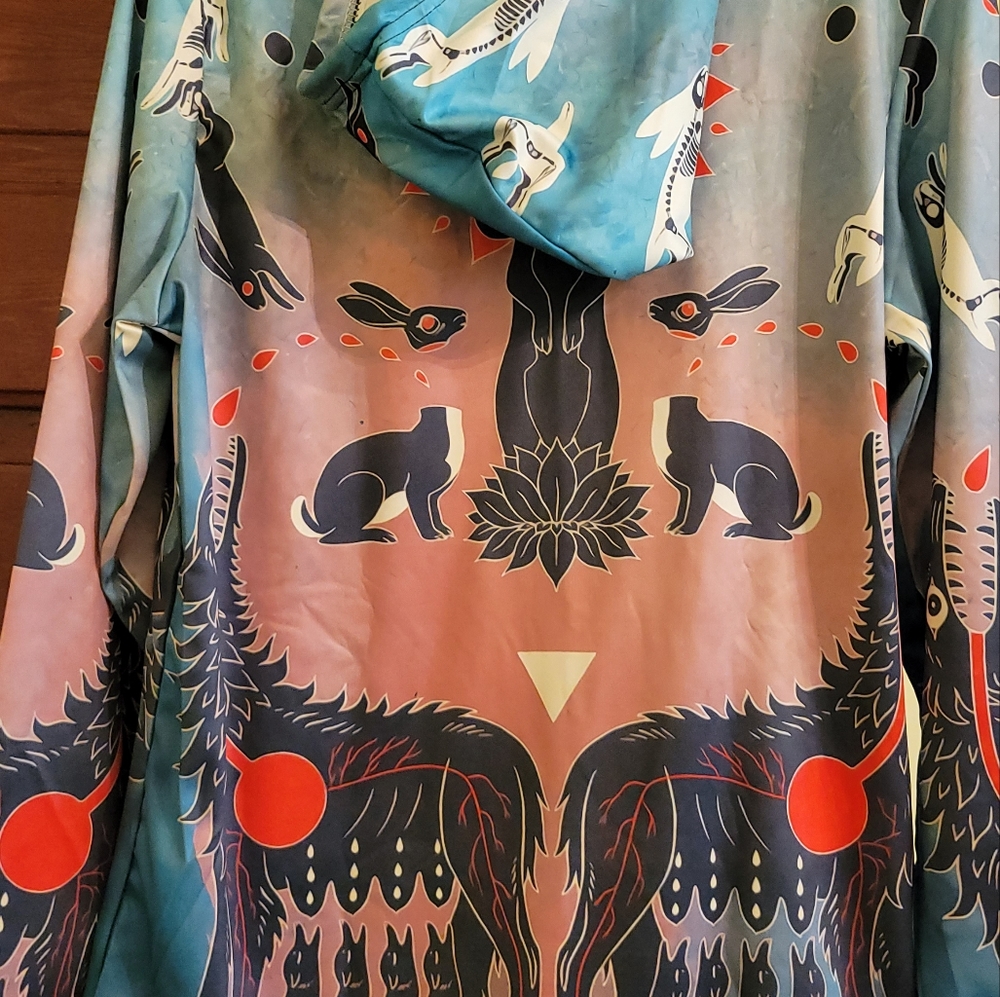 Wolf/rabbit hoodie
